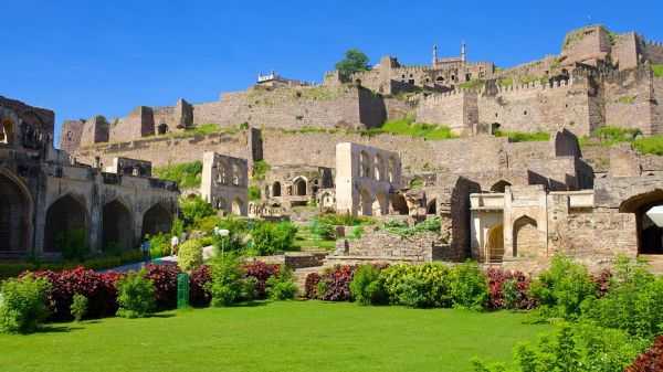 Крепость Голконда в Индии