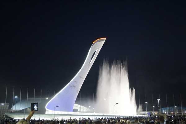 Олимпийский парк фонтан