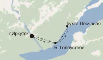 Бухта Песчаная. Байкал