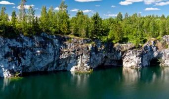 Интереснейшие места Карелии: парк каньон Рускеала