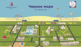 Пляжи Курортного городка в Адлере