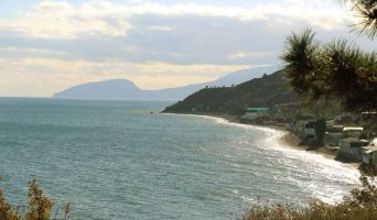 Поселок Сатера на юго-восточном побережье Крыма