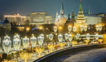 Новогодняя Москва. Красивый маршрут по вечерней столице