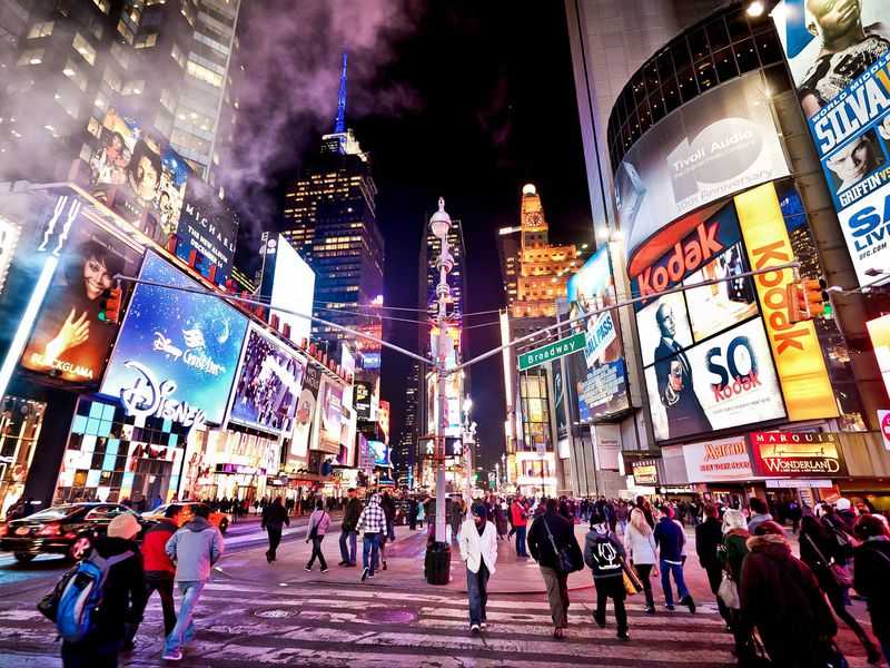 Онлайн-прогулка по Нью-Йорку в реальном времени