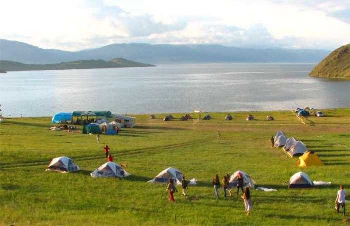 на Байкал с палатками