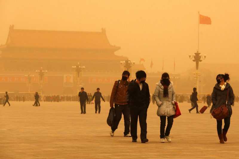 Пыльная буря в Пекине