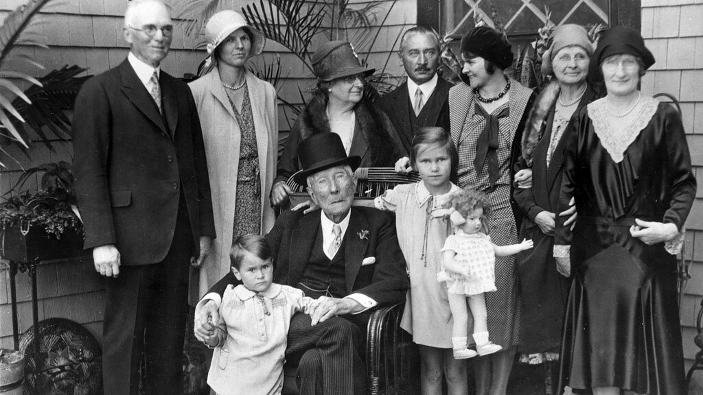 Семейство Рокфеллеров в 1930-е гг.