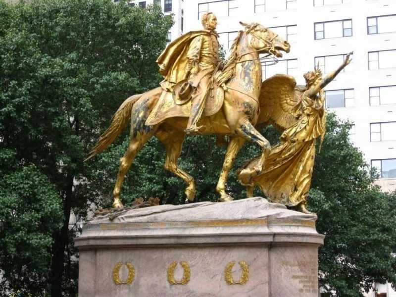 Памятник генералу Шерману в Центральном парке 
