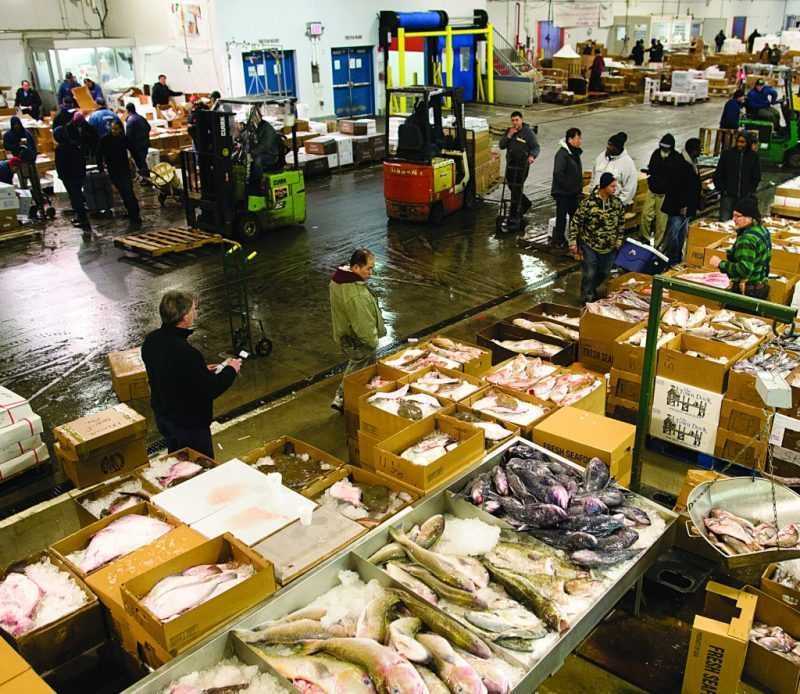 Рыбный рынок Нью Йорка