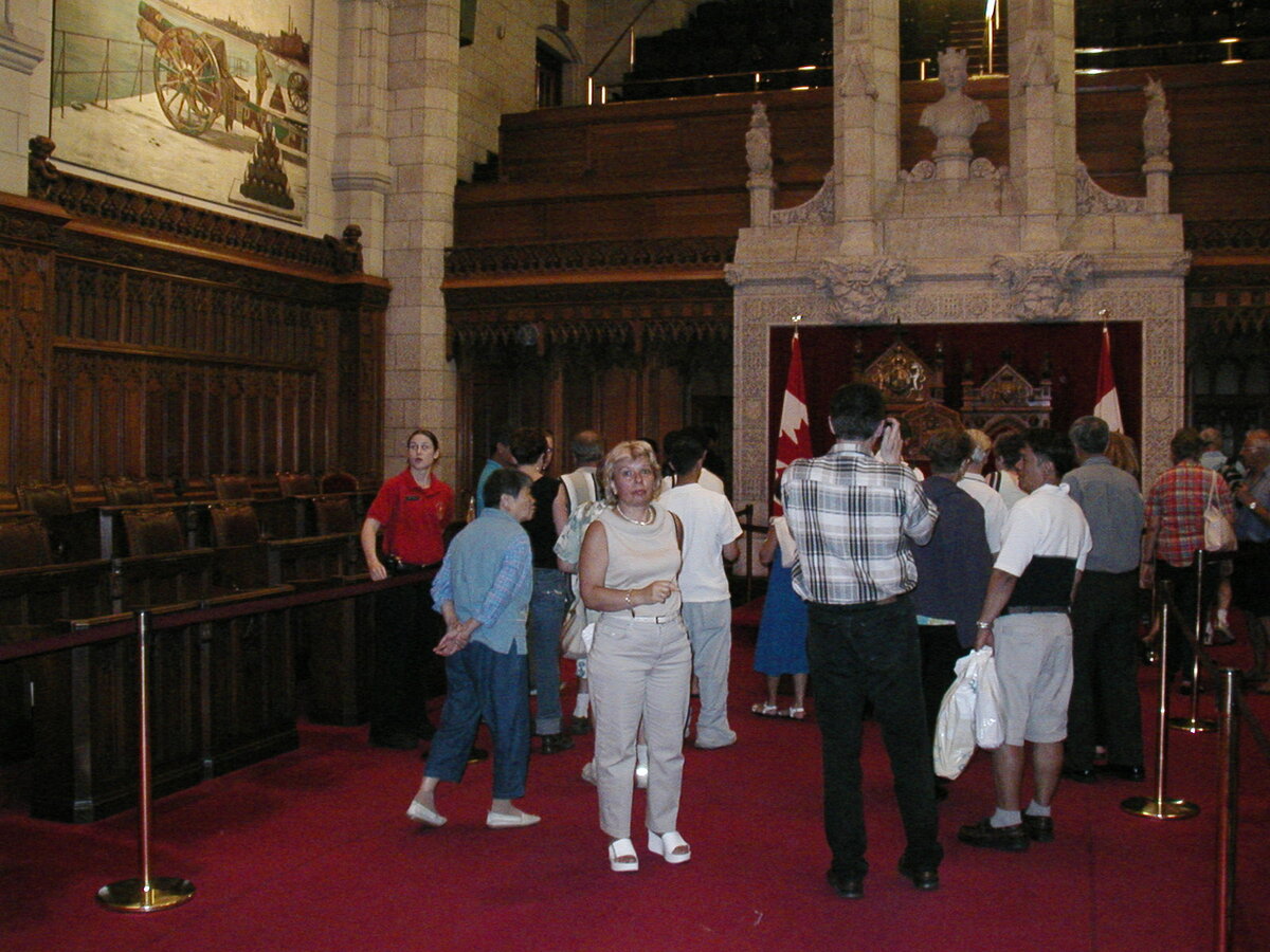 Экскурсия в Канадском парламенте