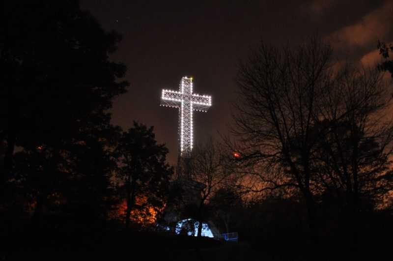 Крест на горе Mont Royal