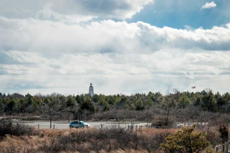 Маяк на Sandy Hook. Один из самых первых маяков в США