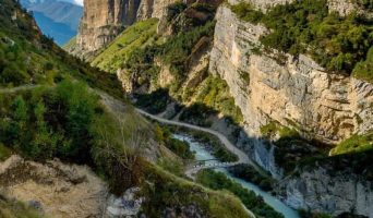 Чегемское ущелье. Туристические места маршрута